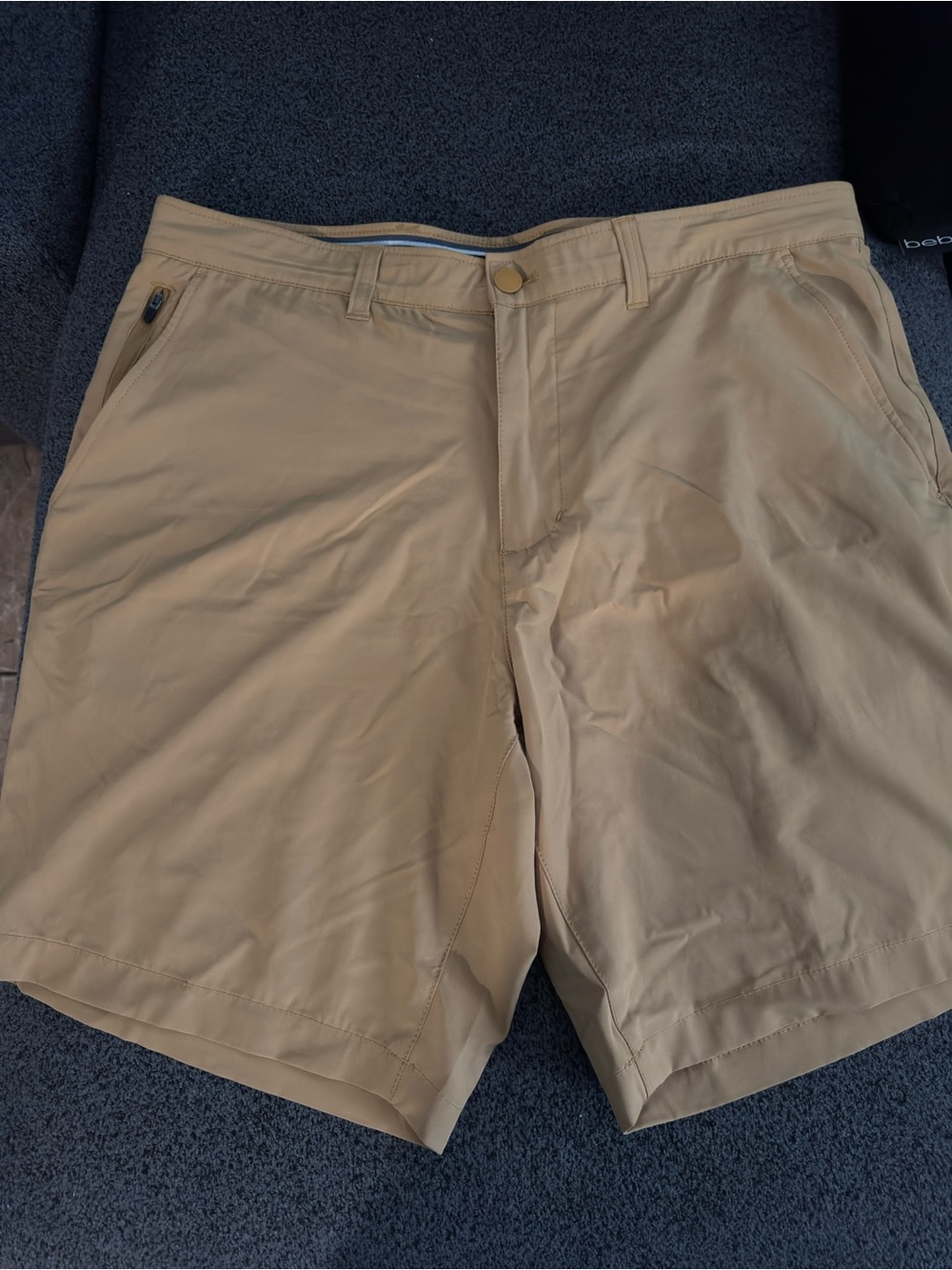 Chaps Men's Tan Hybrid Shorts - Light Khaki